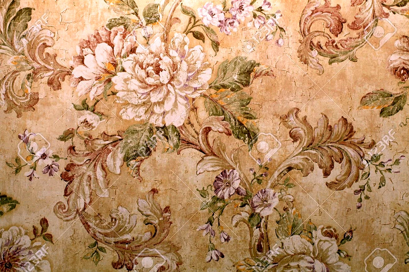 Baroque Floral Background Wallpaper