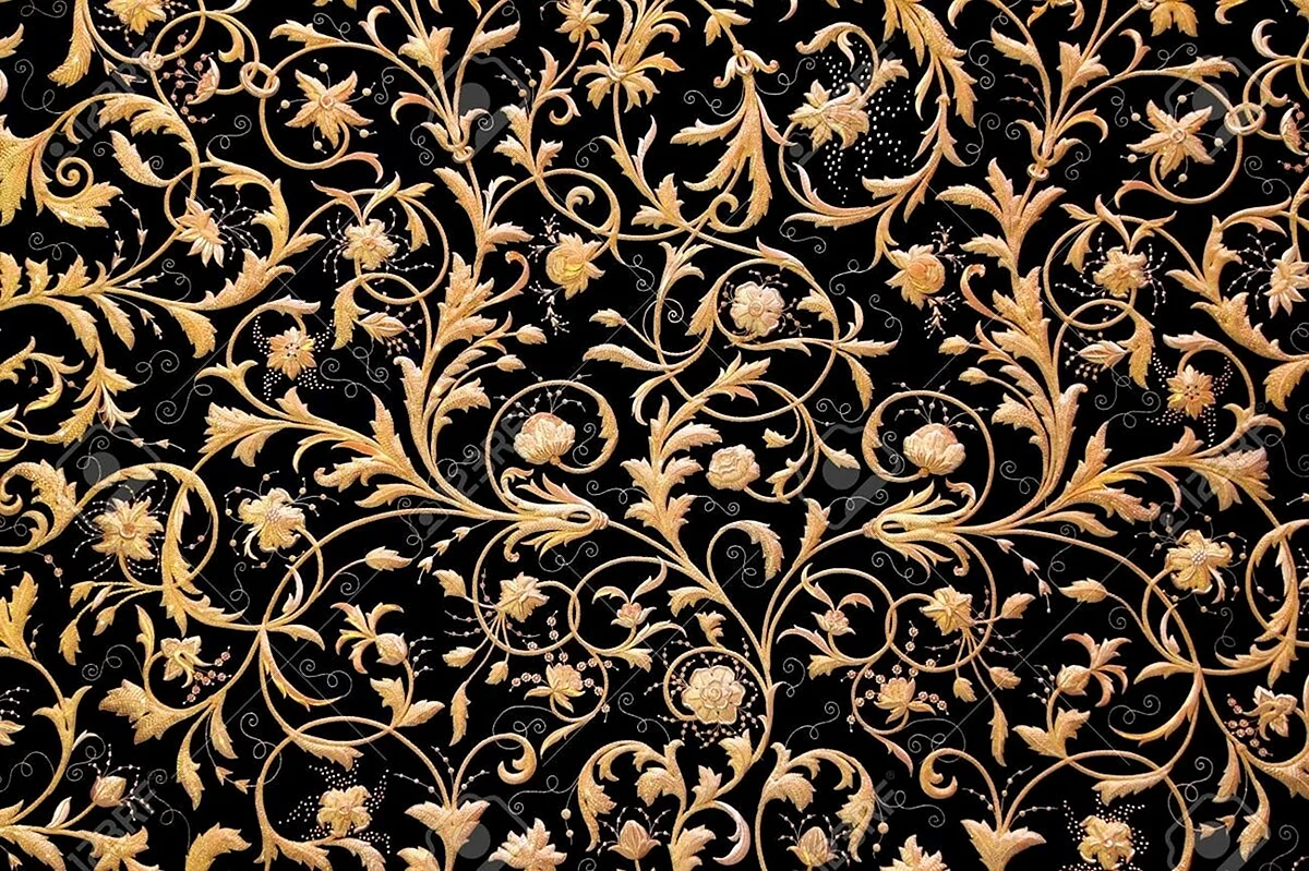 Baroque Pattern Wallpaper