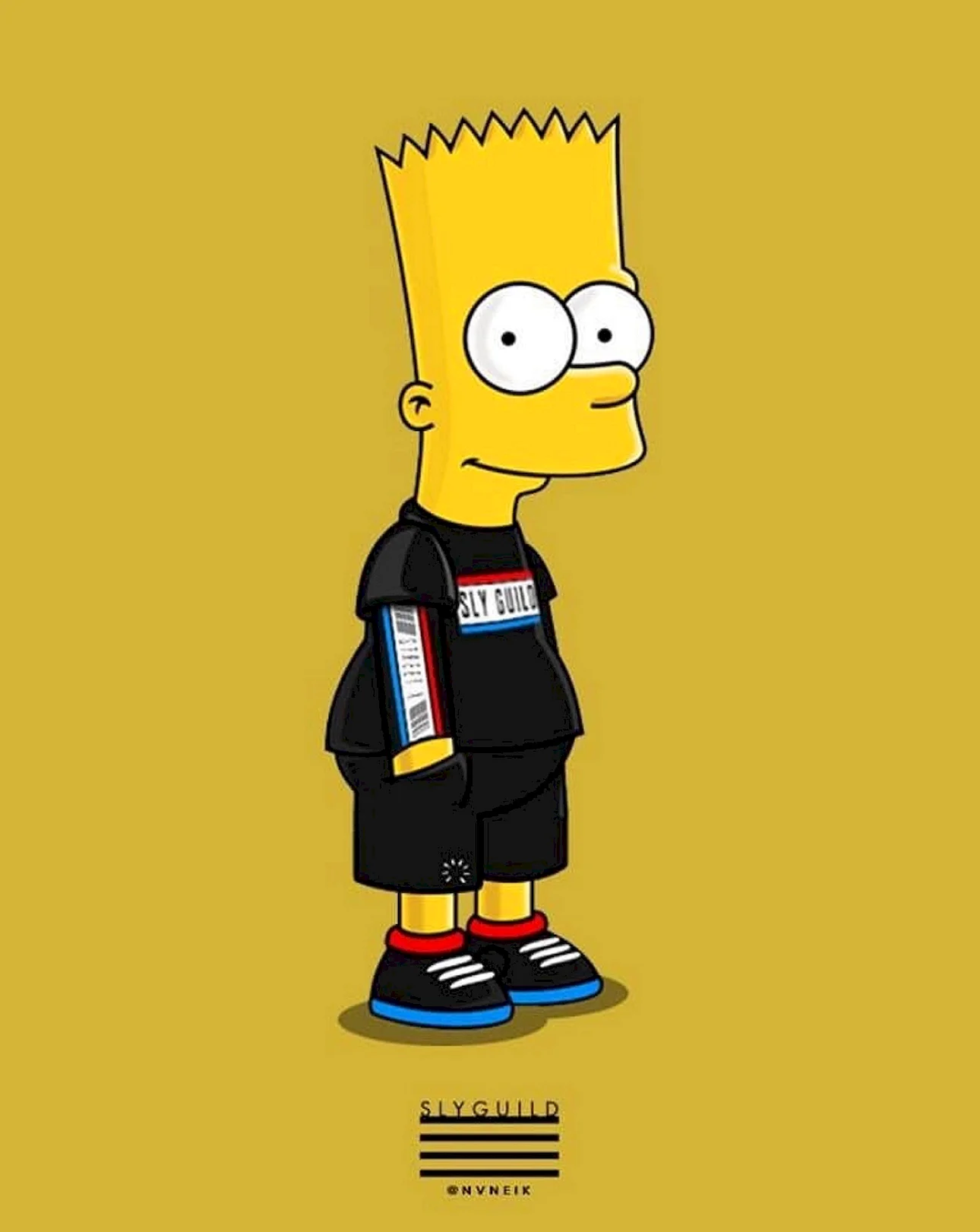 Bart Simpson Swag Wallpaper For iPhone
