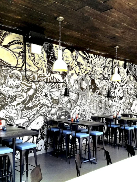 Bar Wall Art Mural Wallpaper