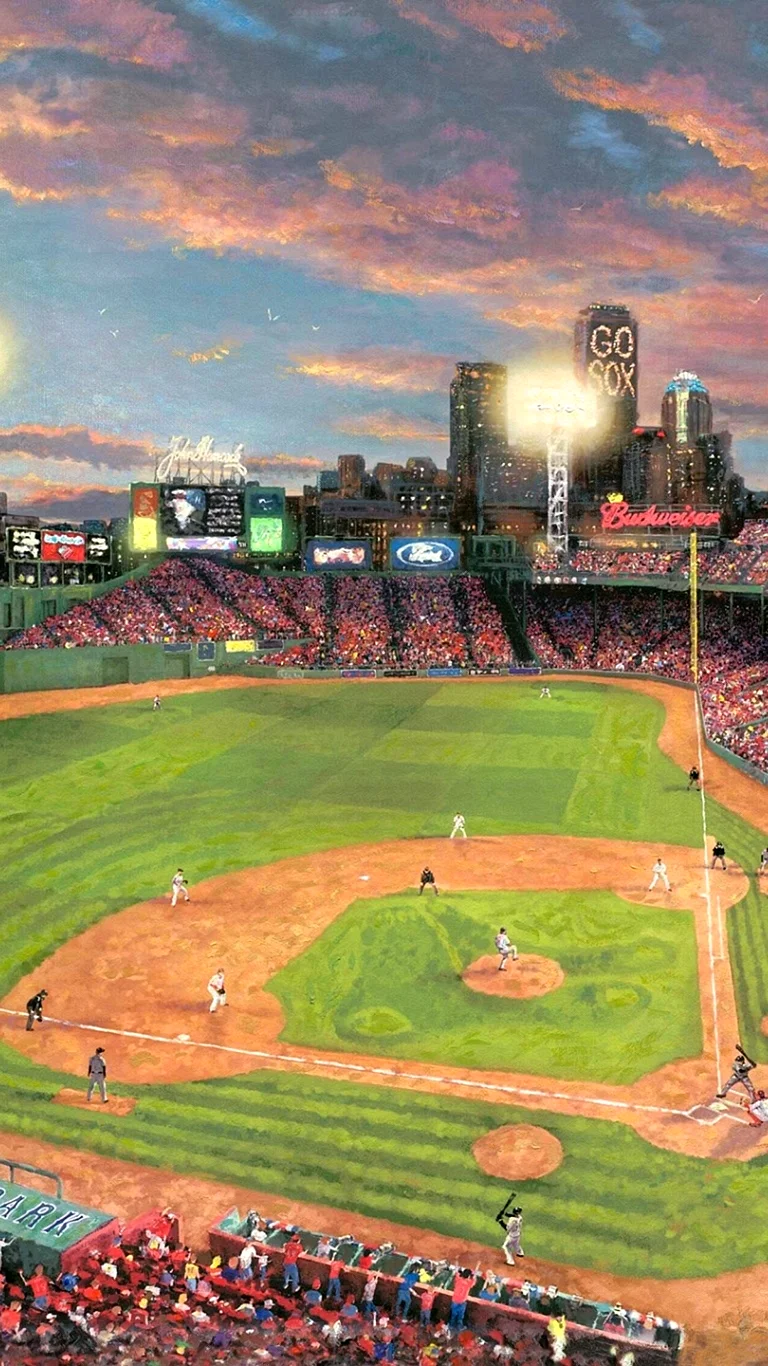 Baseball Park Wallpaper For iPhone
