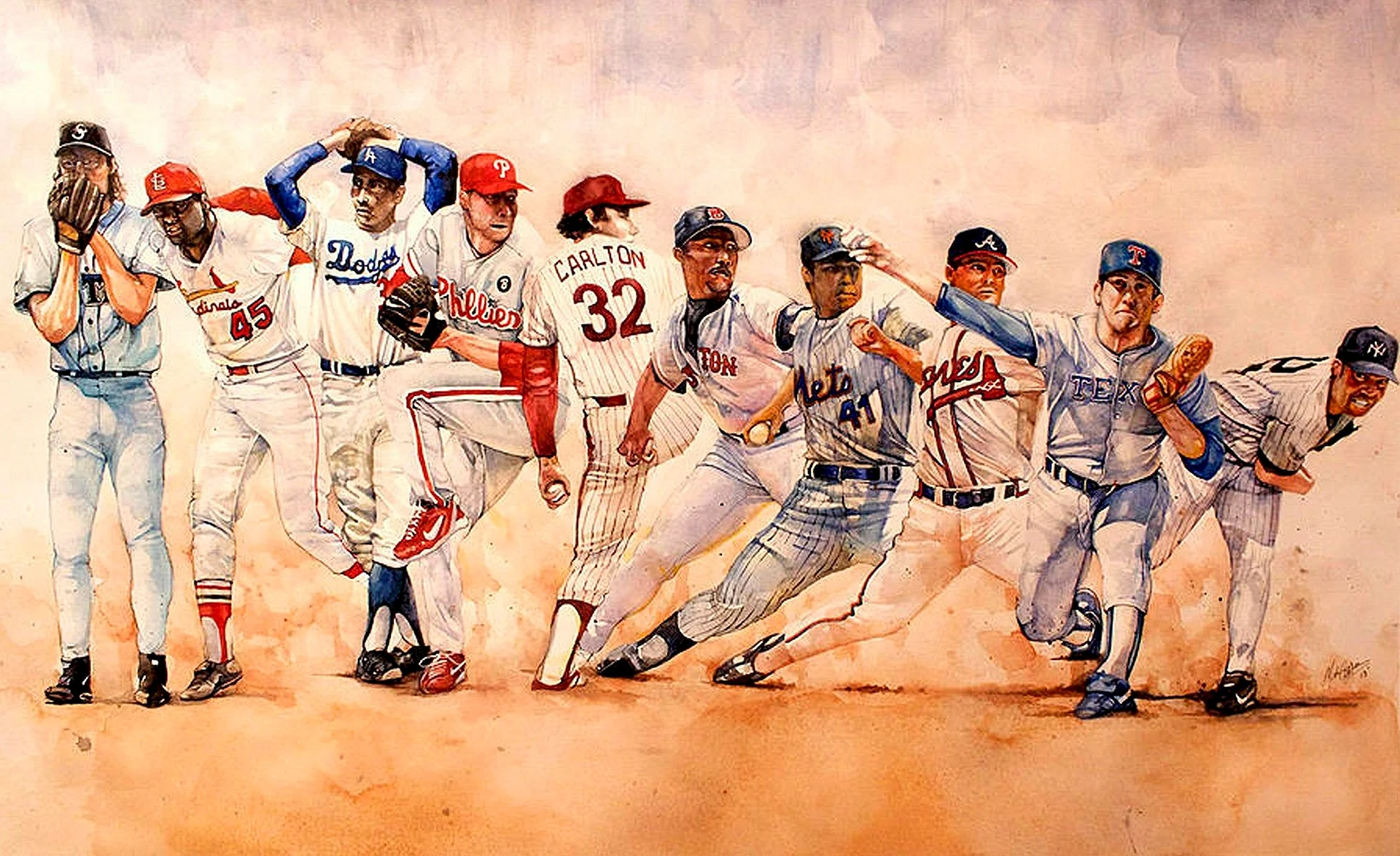 Baseball Art Wallpaper