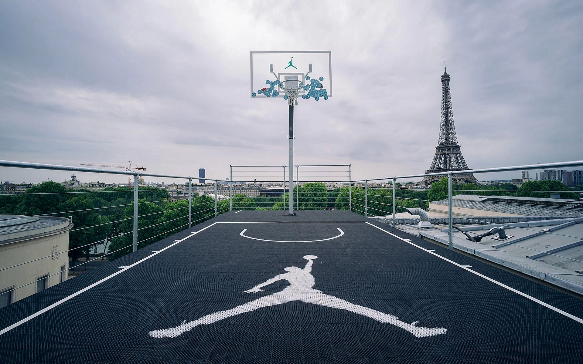 Basketball Court Wallpaper
