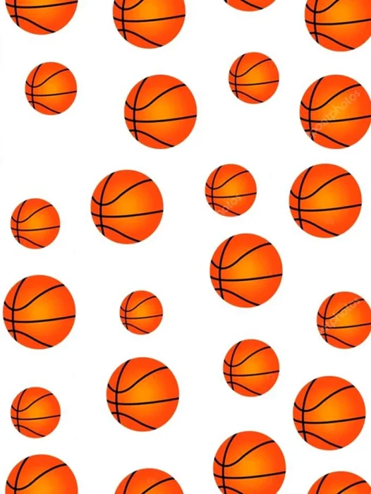 Basketball Texture Seamless Wallpaper