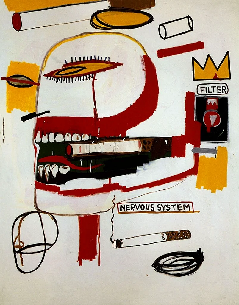 Basquiat Art Michel Basquiat The Crown Wallpaper For iPhone