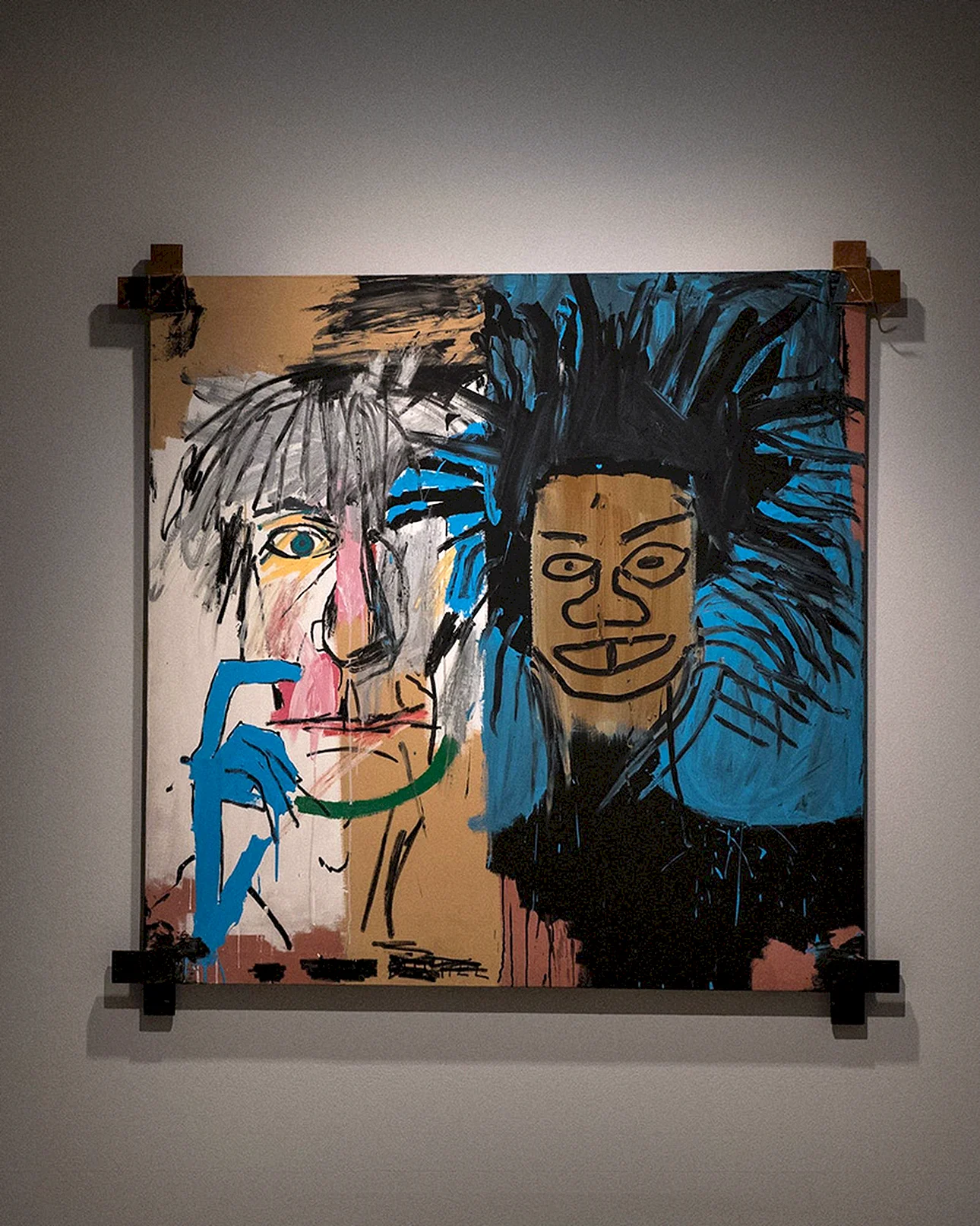 Basquiat Self Portrait Wallpaper For iPhone