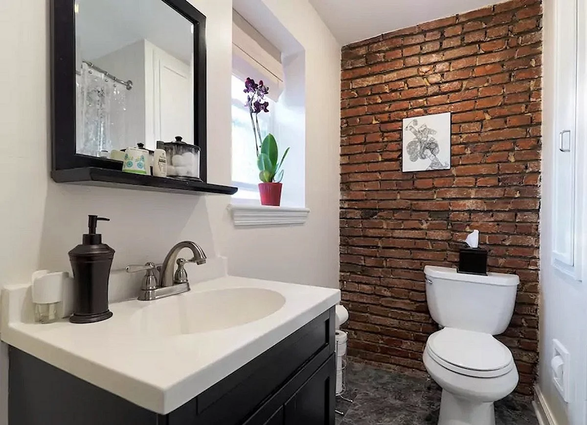 Bathroom Wall Brick Wallpaper