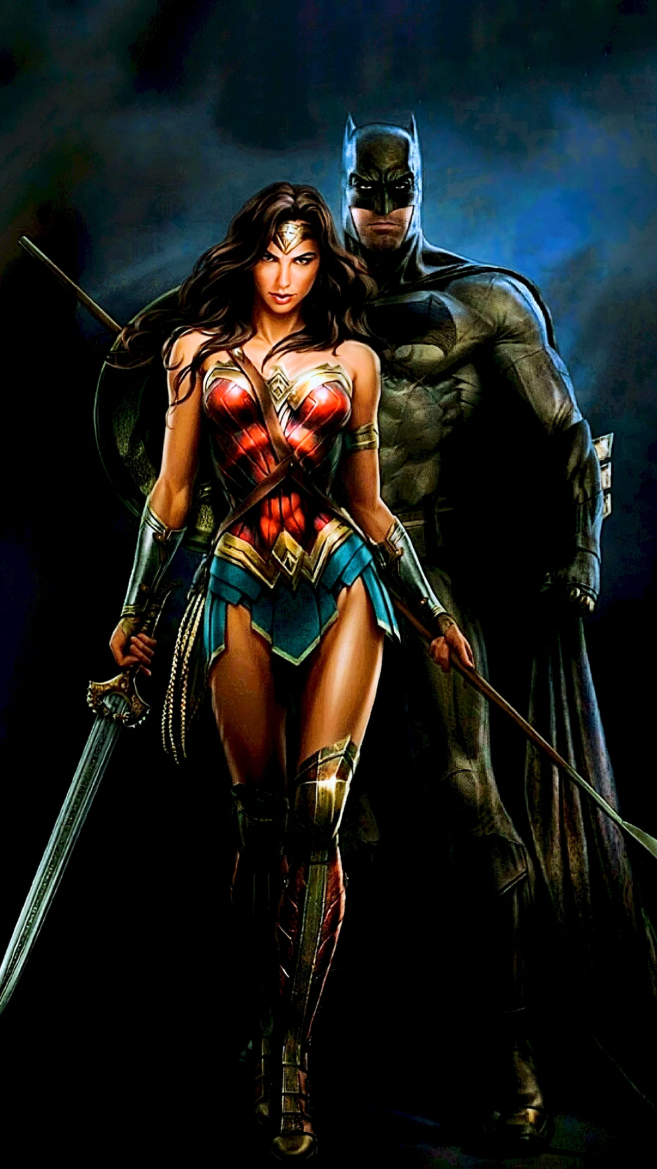 Batman And Wonder Woman Wallpaper For iPhone