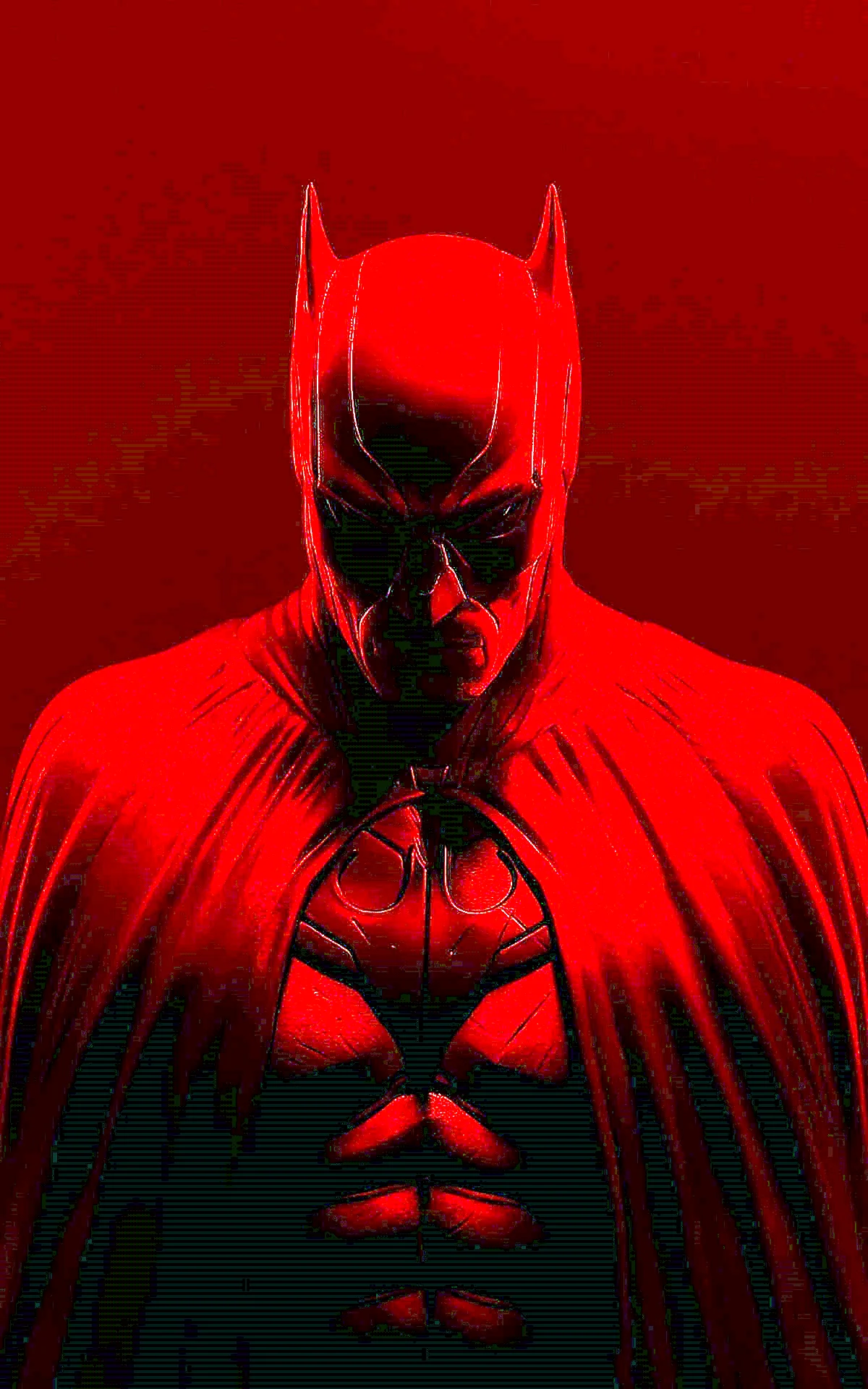 Batman Red Wallpaper For iPhone