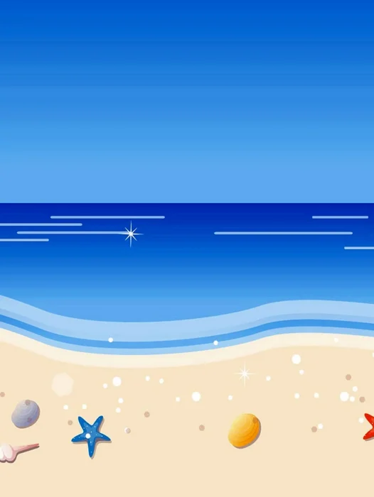 Beach Cartoon Wallpaper