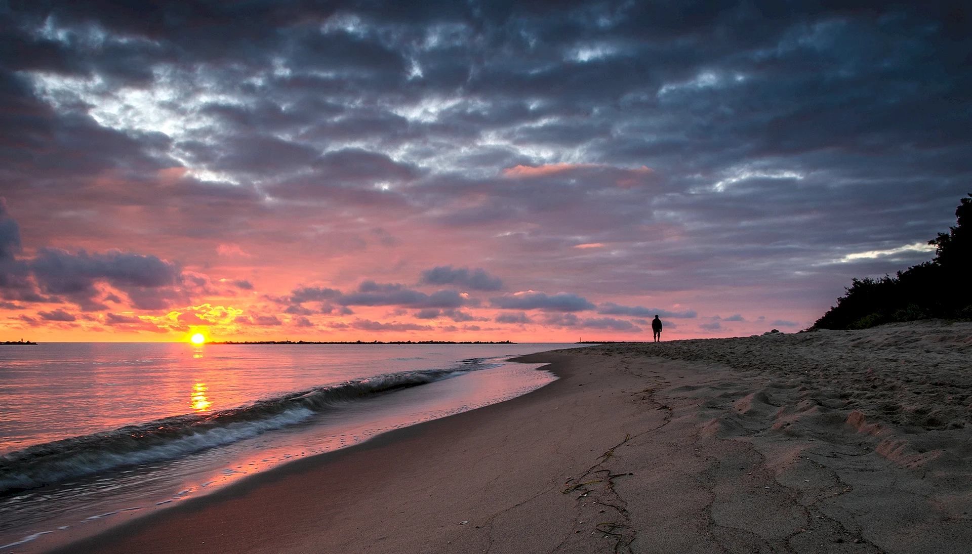 Beach Dawn Wallpaper