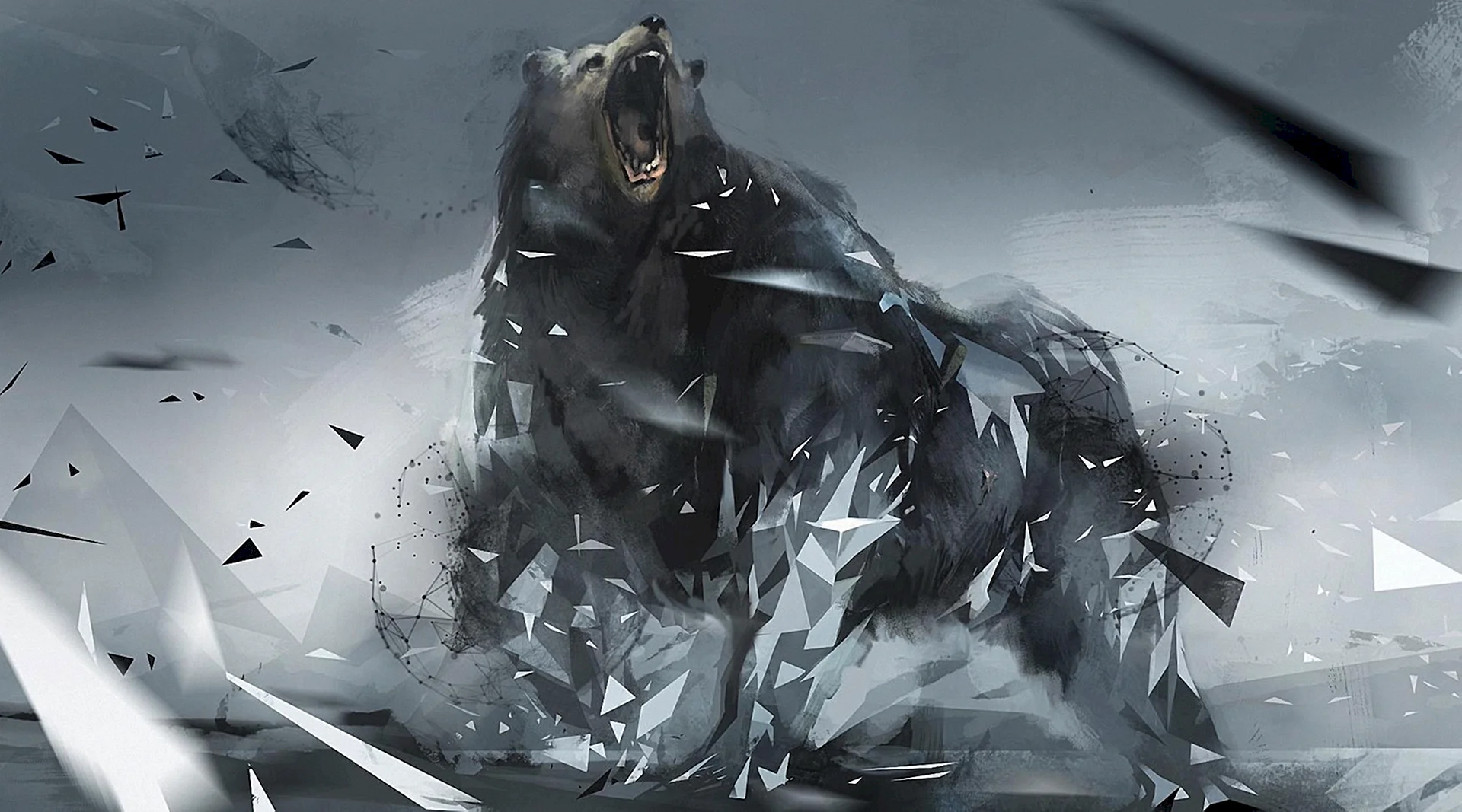 Bear Abstract Wallpaper
