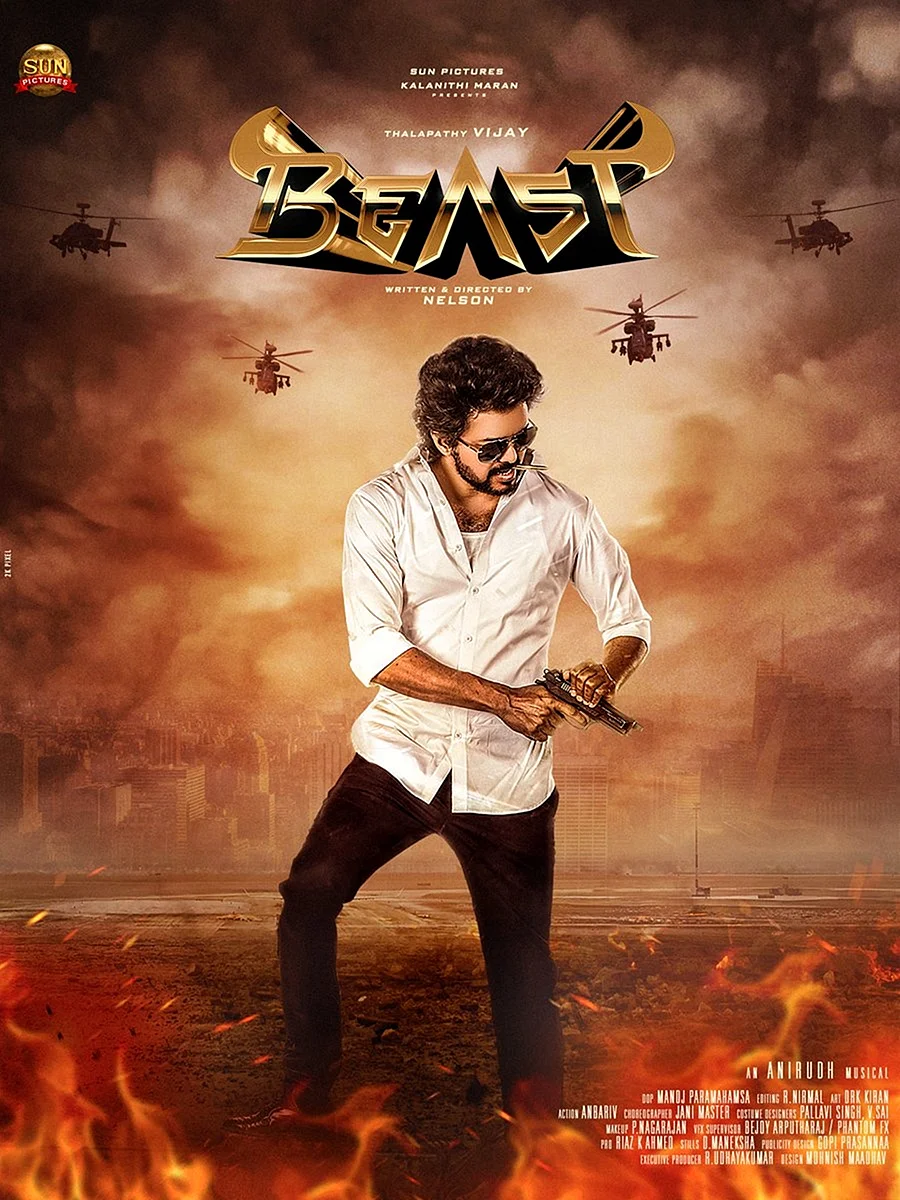 Beast Vijay Wallpaper