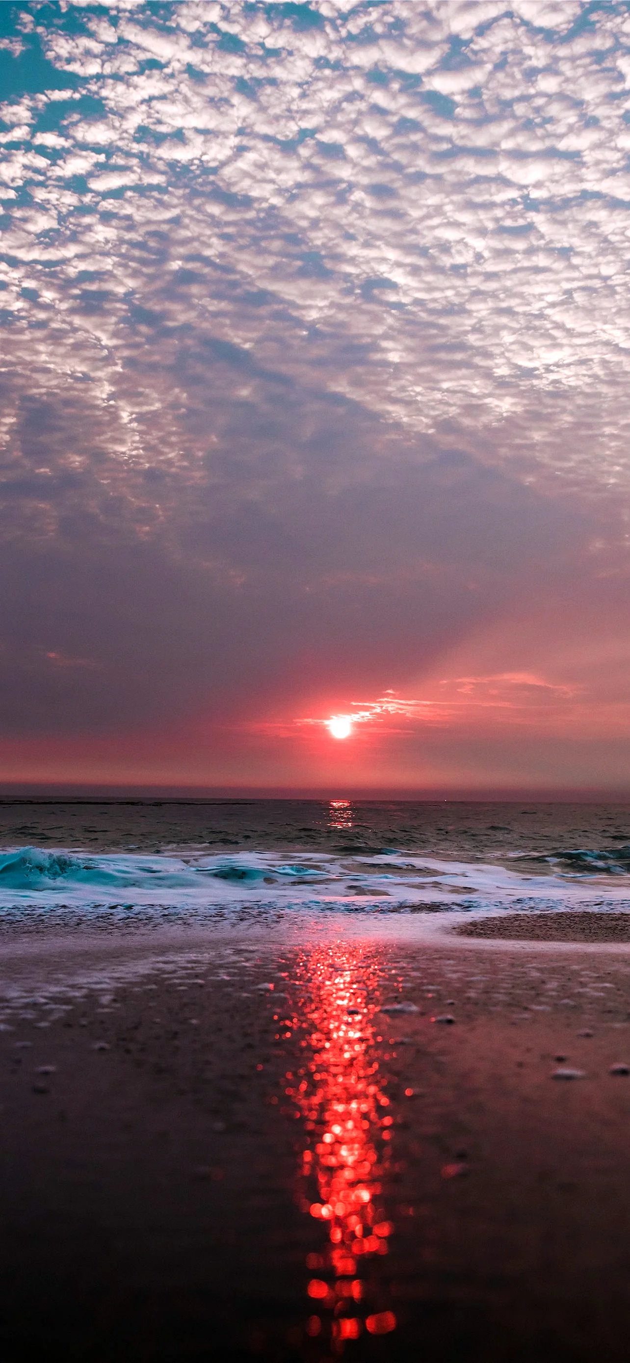 Beautiful Sunset Beach Wallpaper for iPhone 14 Plus