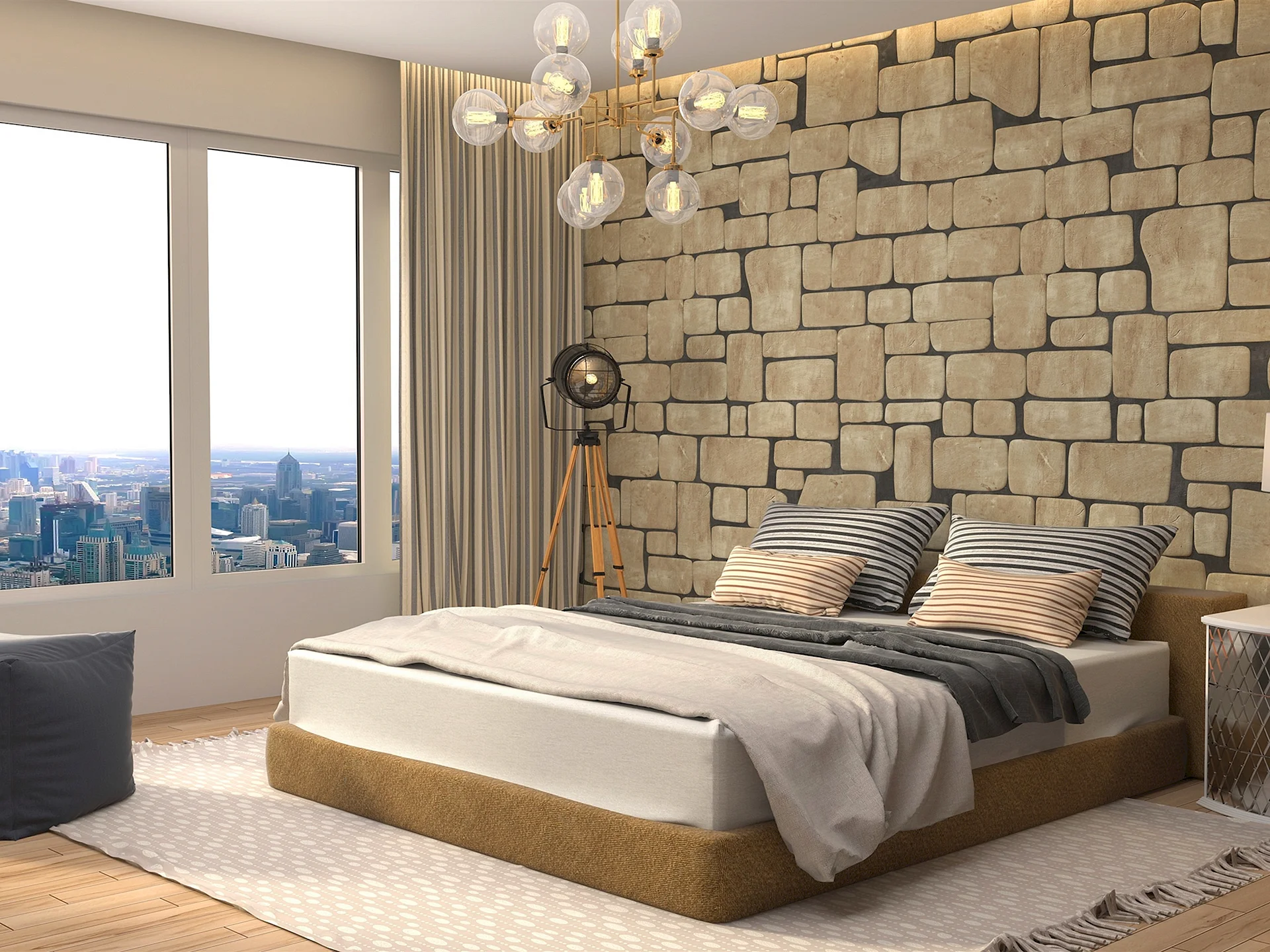 Bedroom Interior Design Wallpaper