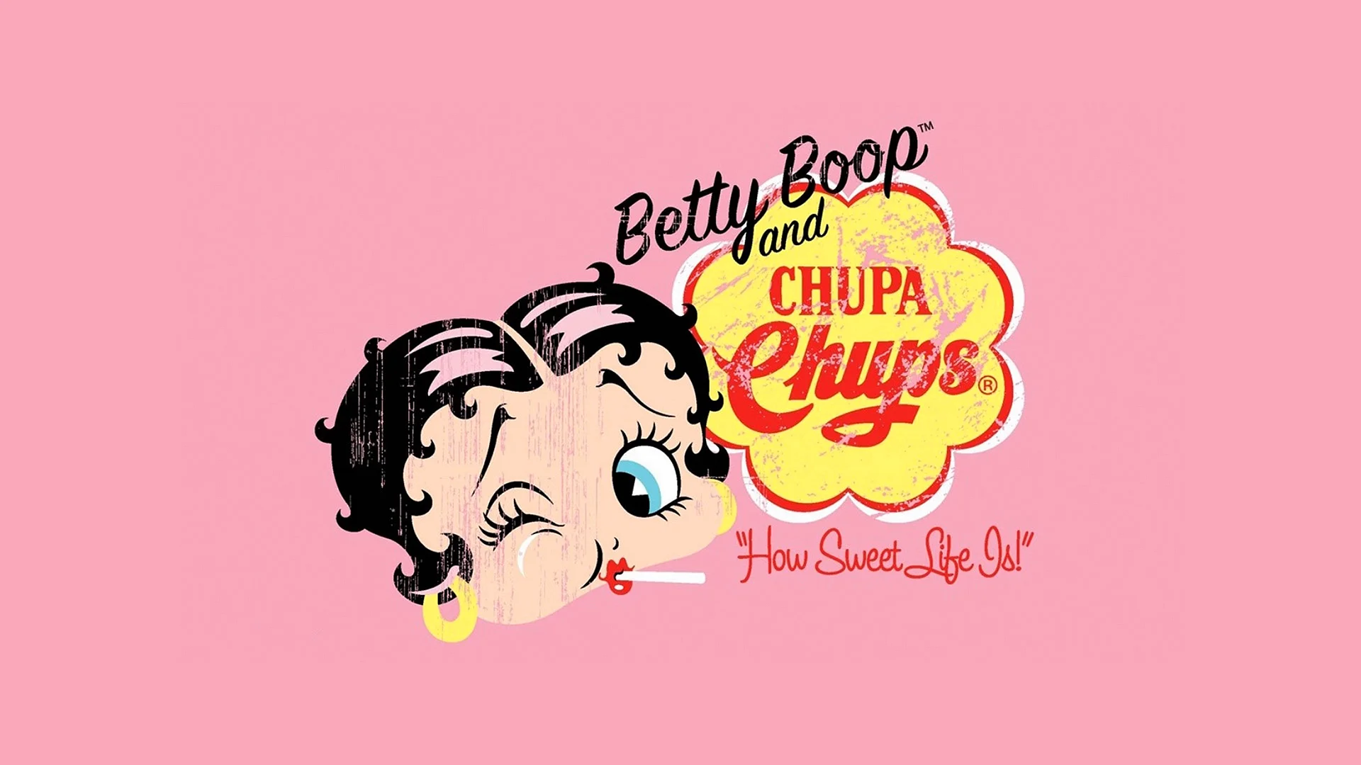 Betty Boop logo Wallpaper