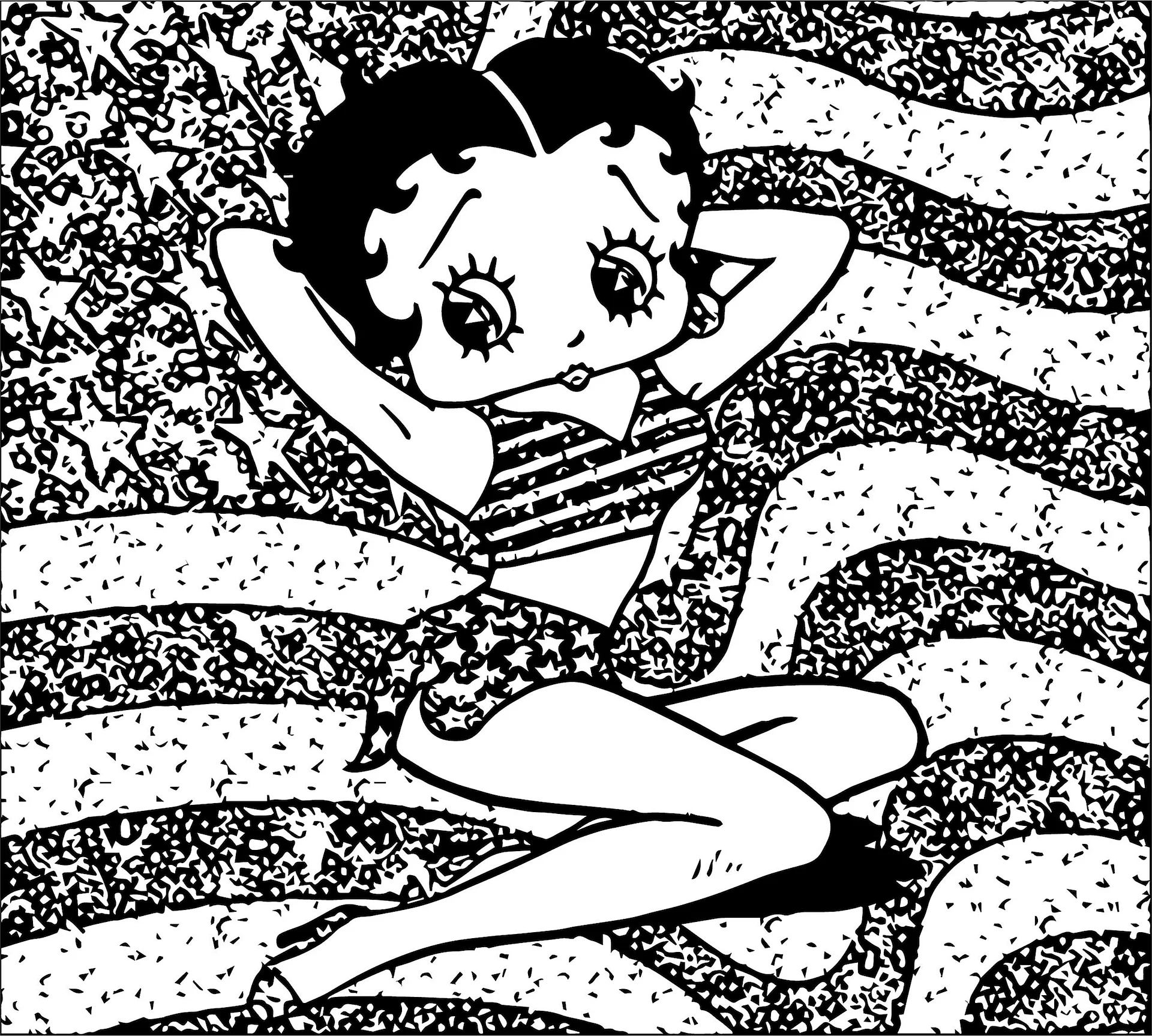 Betty Boop logo Wallpaper