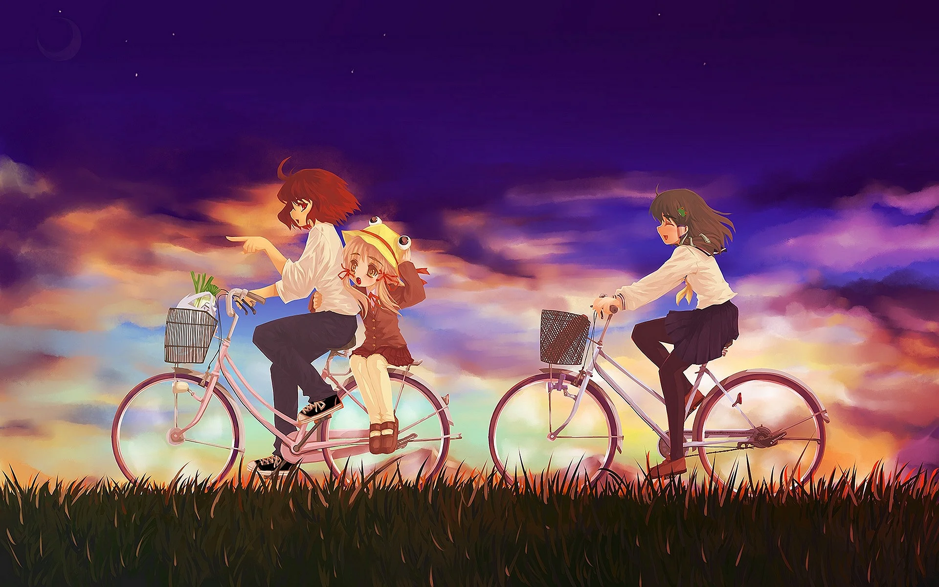 Bicycle Anime Wallpaper