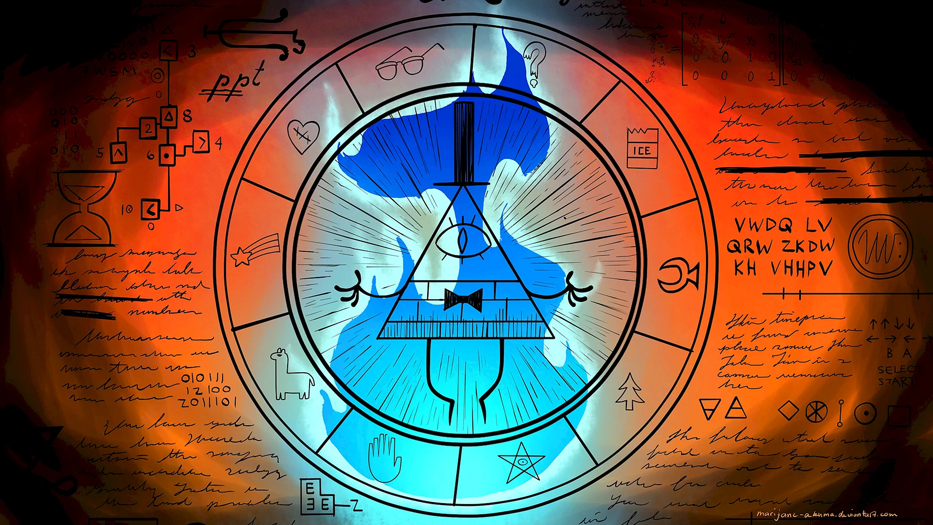 Bill Cipher Wheel Wallpaper