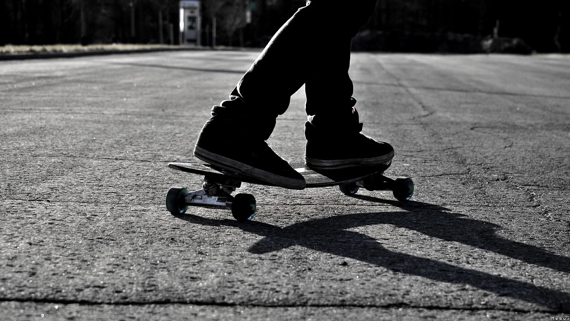 Black And White Skateboard Wallpaper