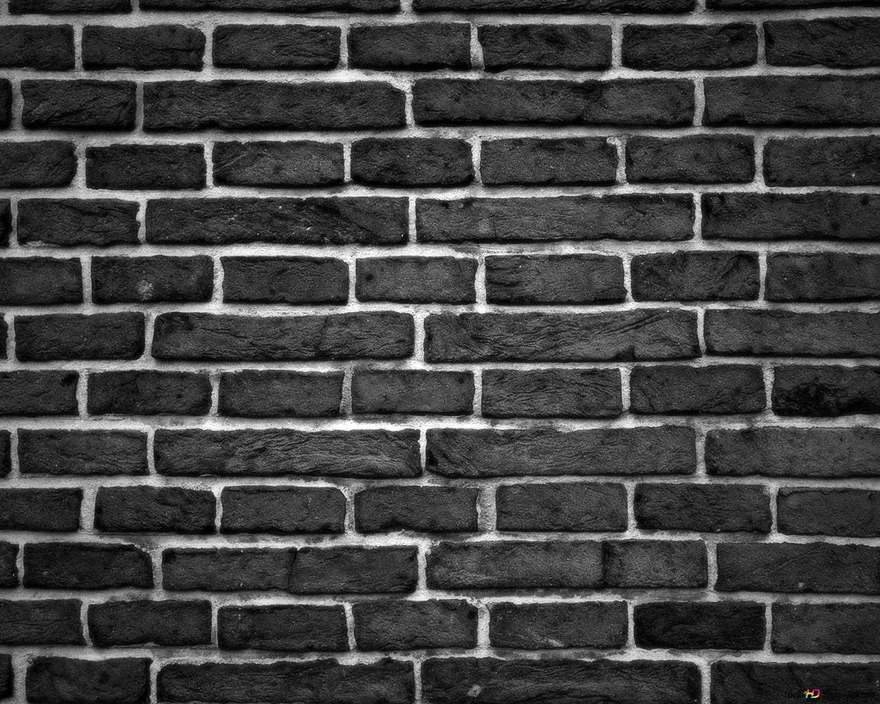 Black Bricks Wallpaper