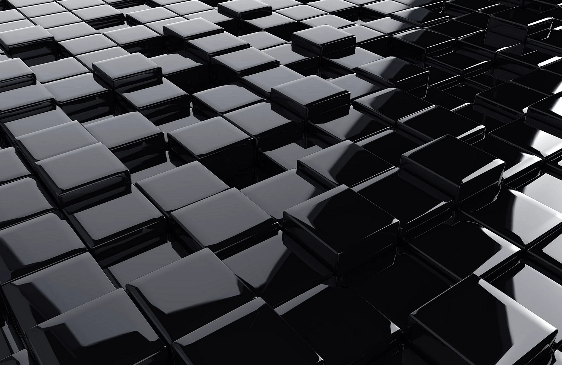 Black Cube 3d Wallpaper