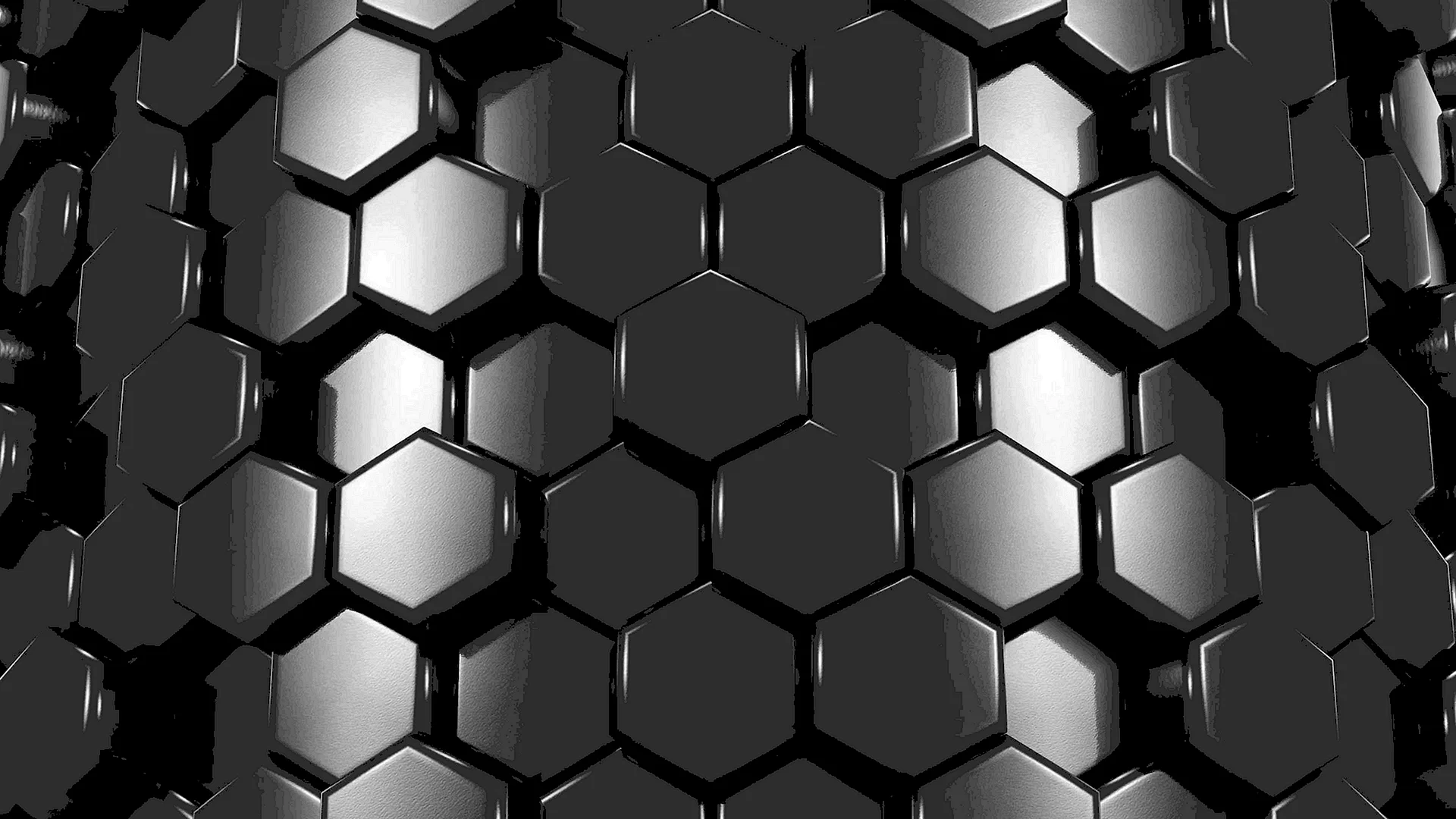 Black Hexagon Background Wallpaper