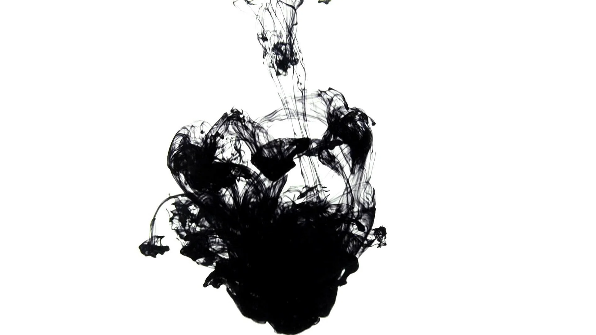 Black Ink in Water Wallpaper