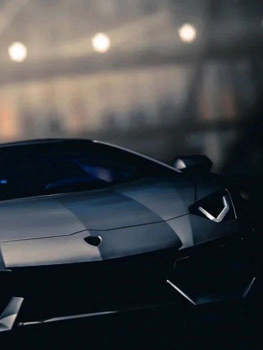 Black Lamborghini 4K Wallpaper For iPhone