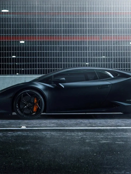 Black Lamborghini 4K Wallpaper
