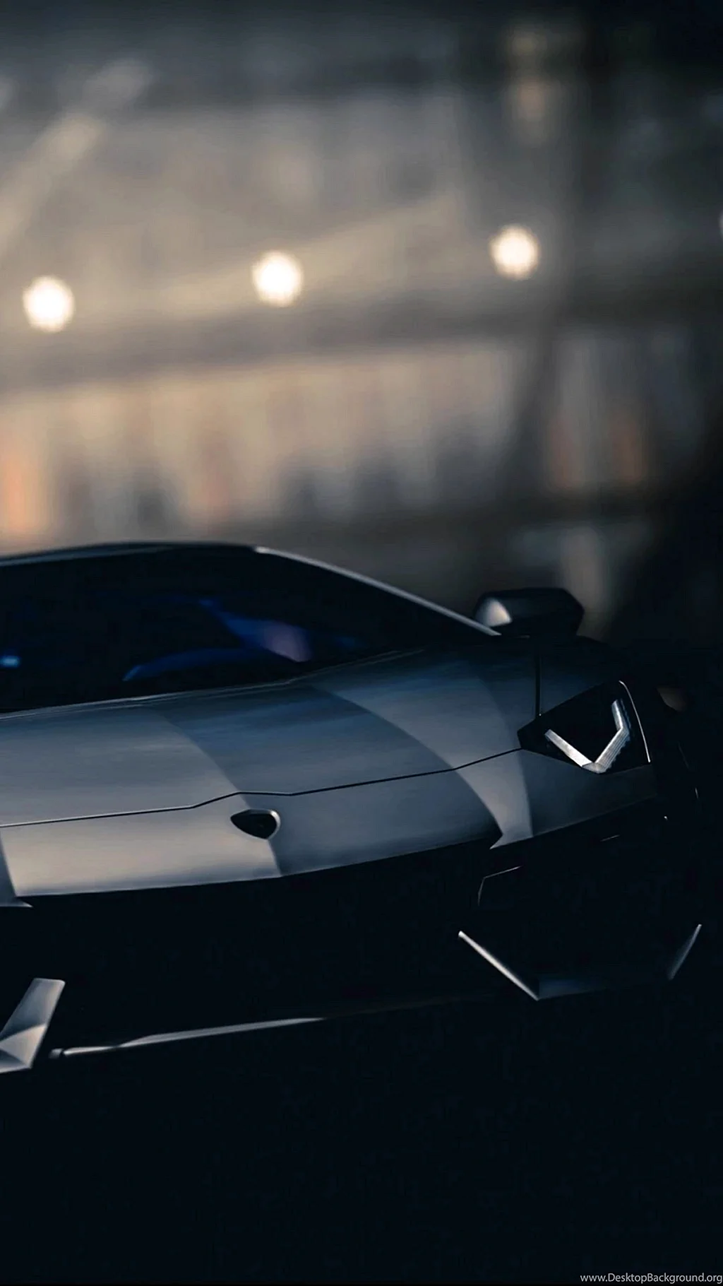 Black Lamborghini 4K Wallpaper For iPhone