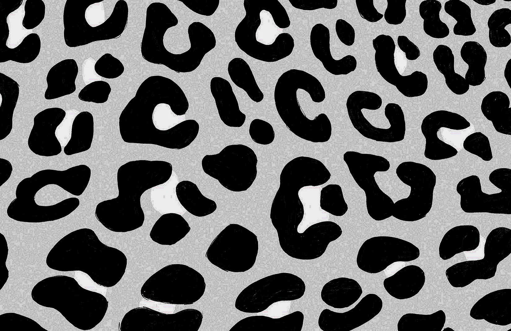Black Leopard Print Wallpaper
