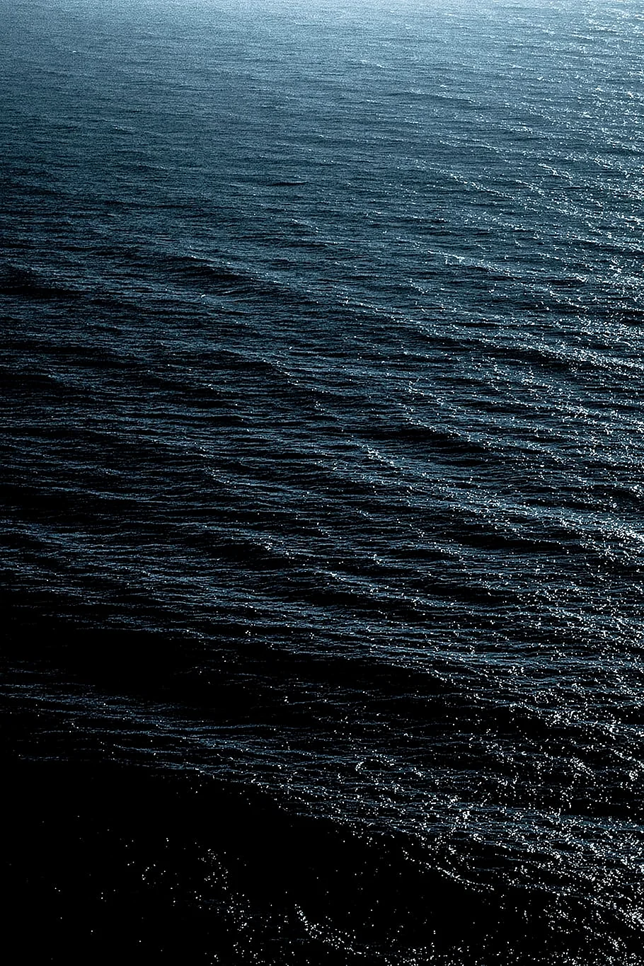 Black Ocean Texture Wallpaper For iPhone