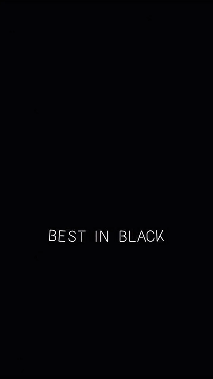 Black Only Wallpaper For iPhone