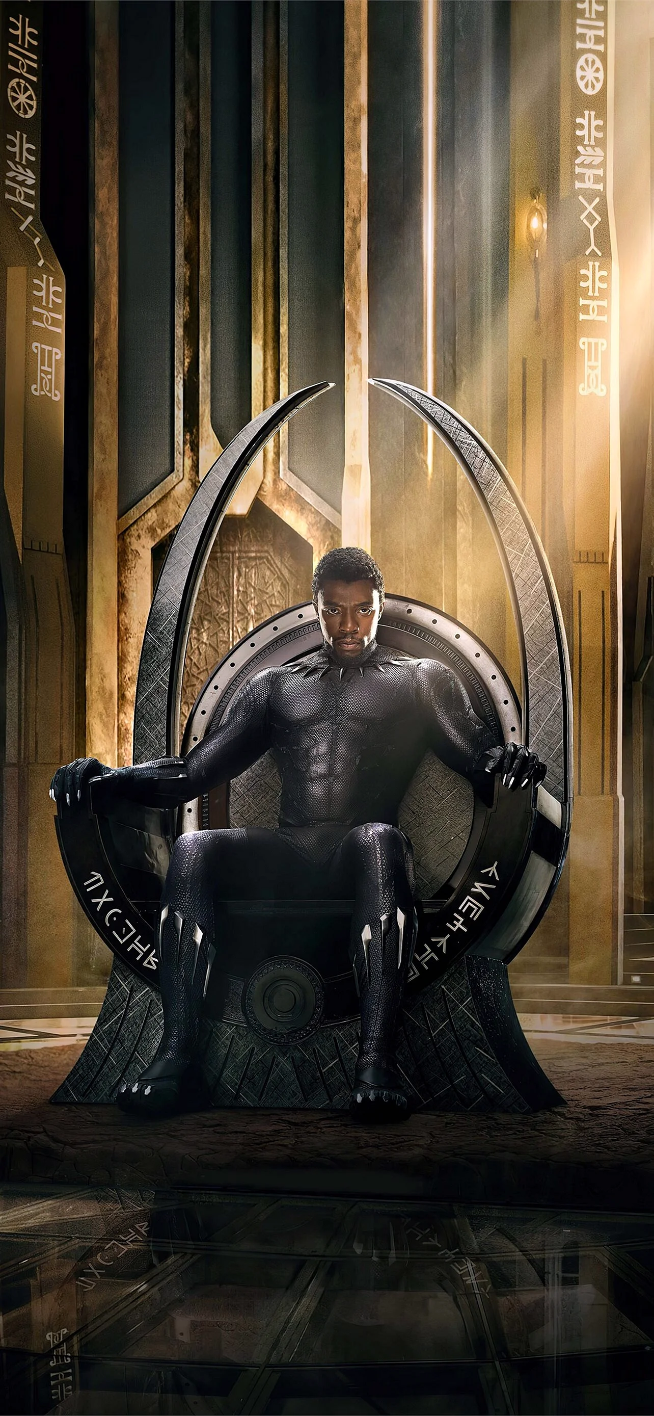 Black Panther Chadwick Boseman Wallpaper for iPhone 13 Pro Max