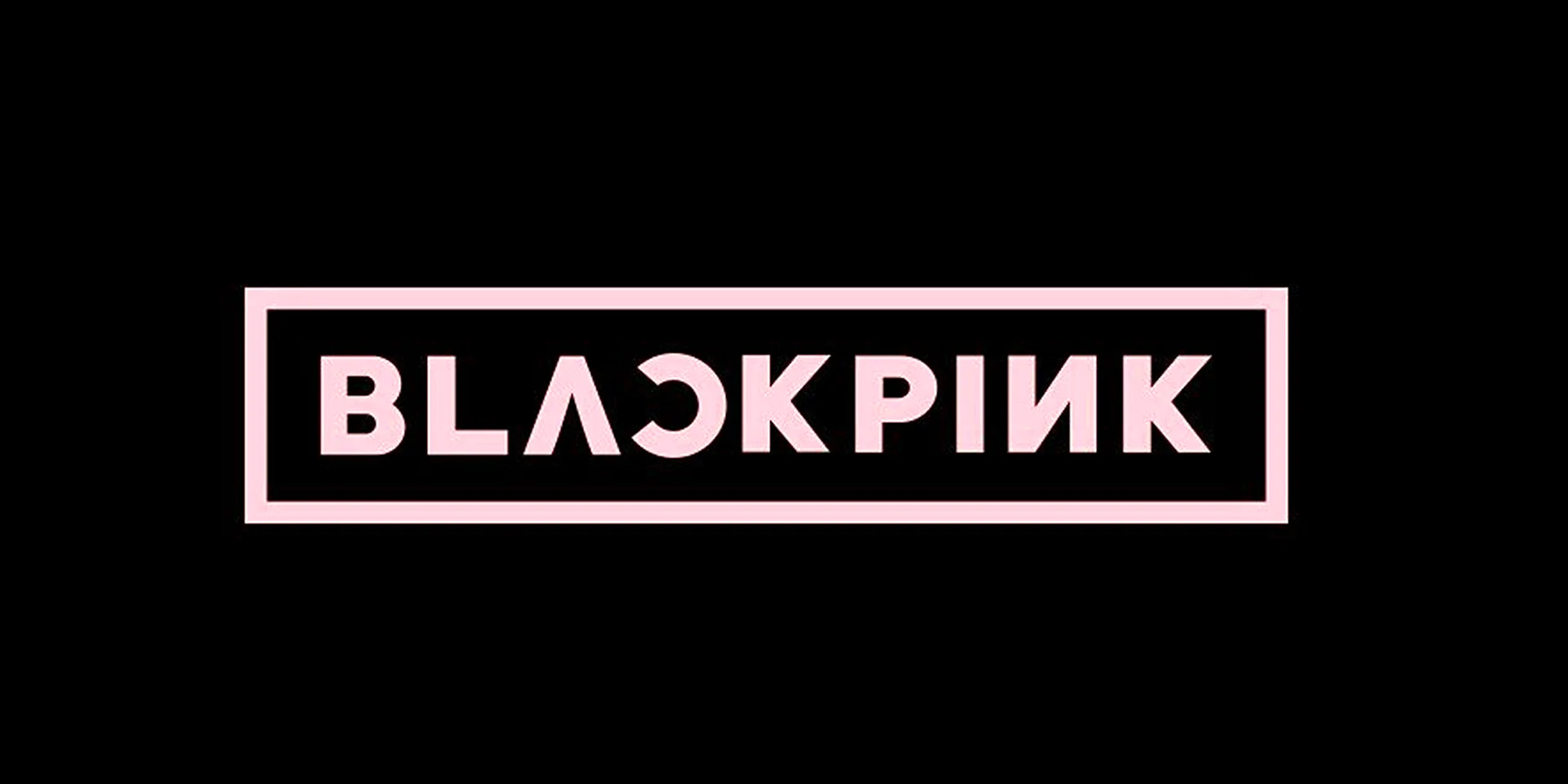 Black Pink Logo Wallpaper