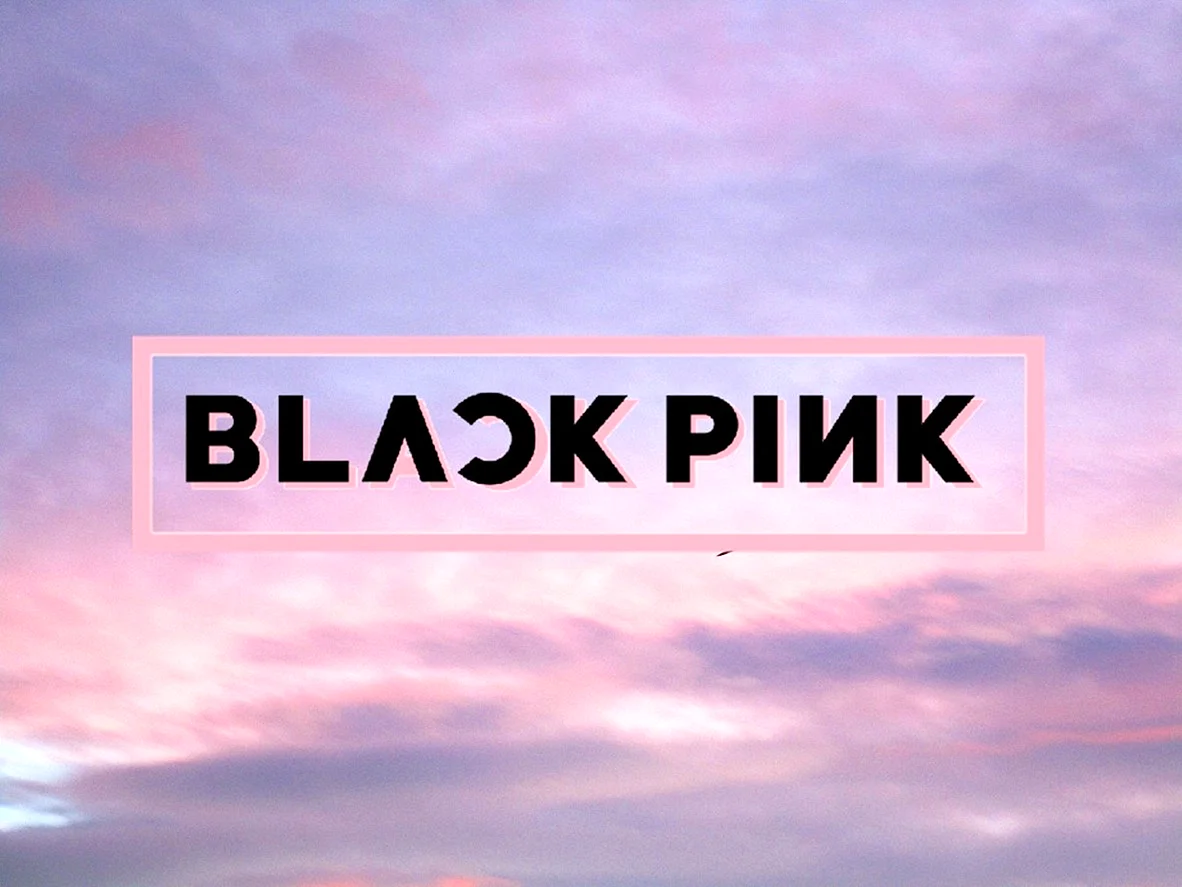 Black Pink Logo Wallpaper