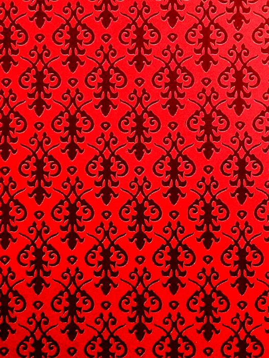 Black Red Victorian Wallpaper