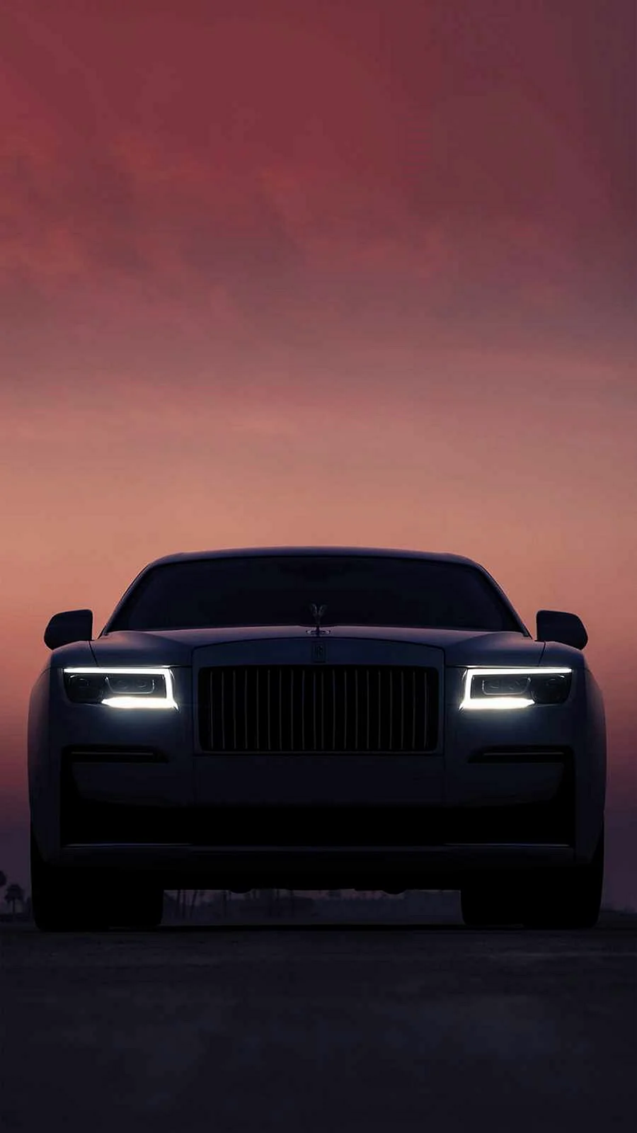 Black Rolls Ghost 2022 Phone Wallpaper For iPhone