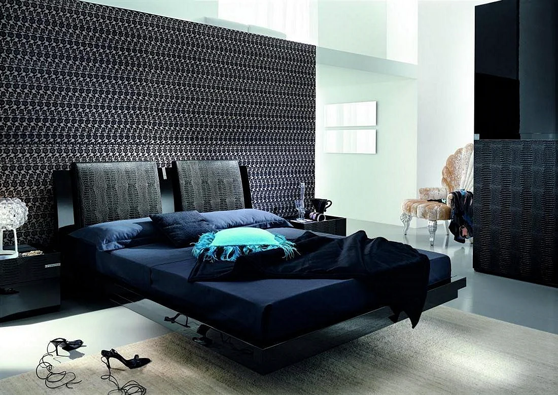 Black Room Design Wallpaper
