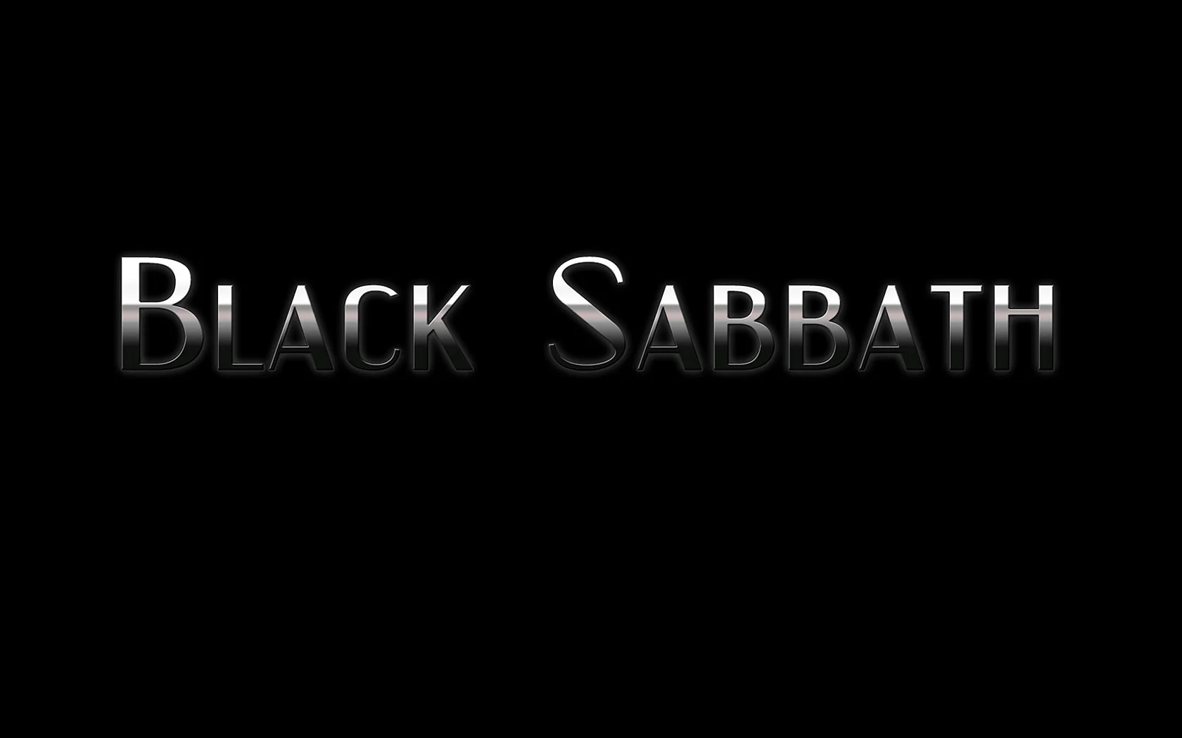 Black Sabbath Font Wallpaper