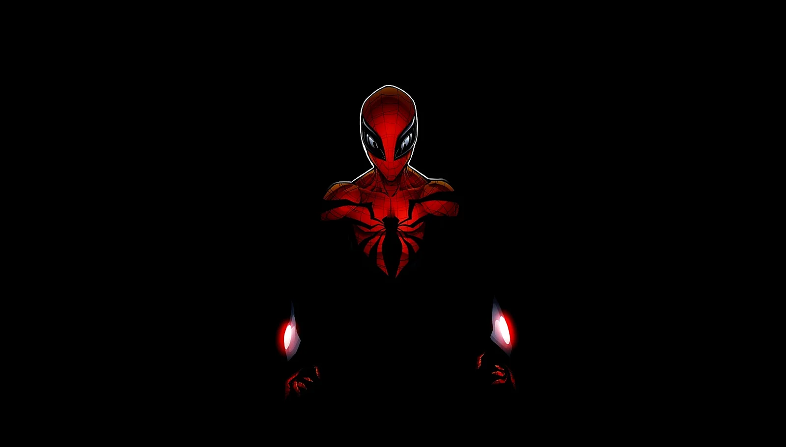 Black Spiderman 4K Wallpaper