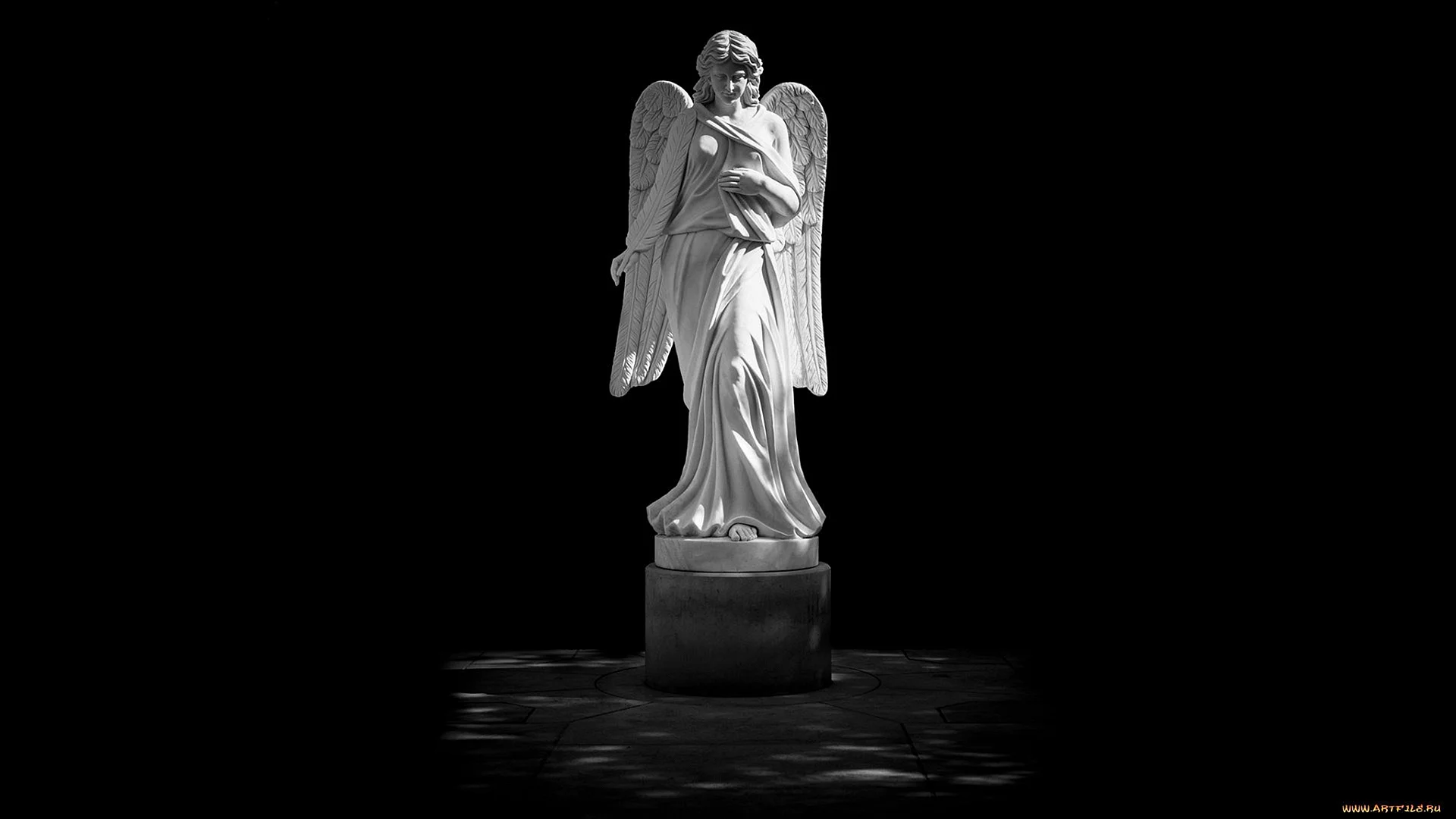 Black Statue Wallpaper
