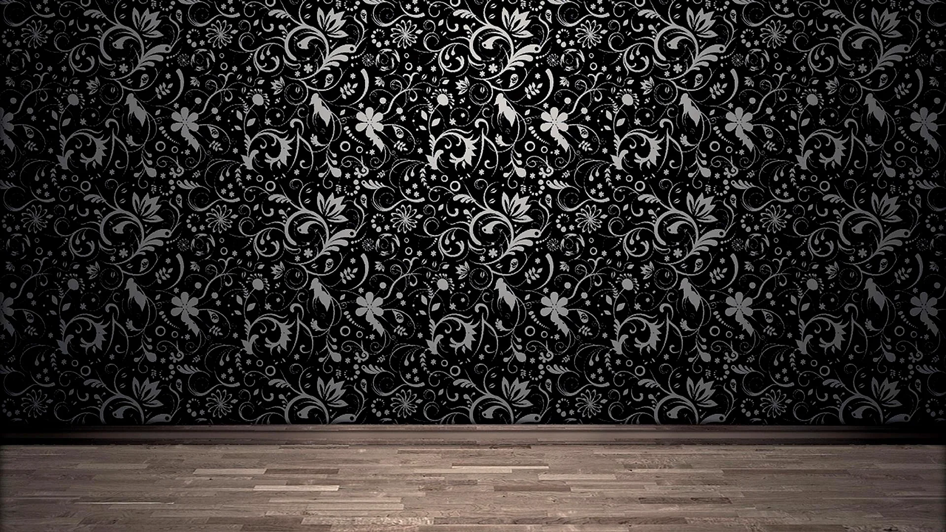 Black Wall Wallpaper