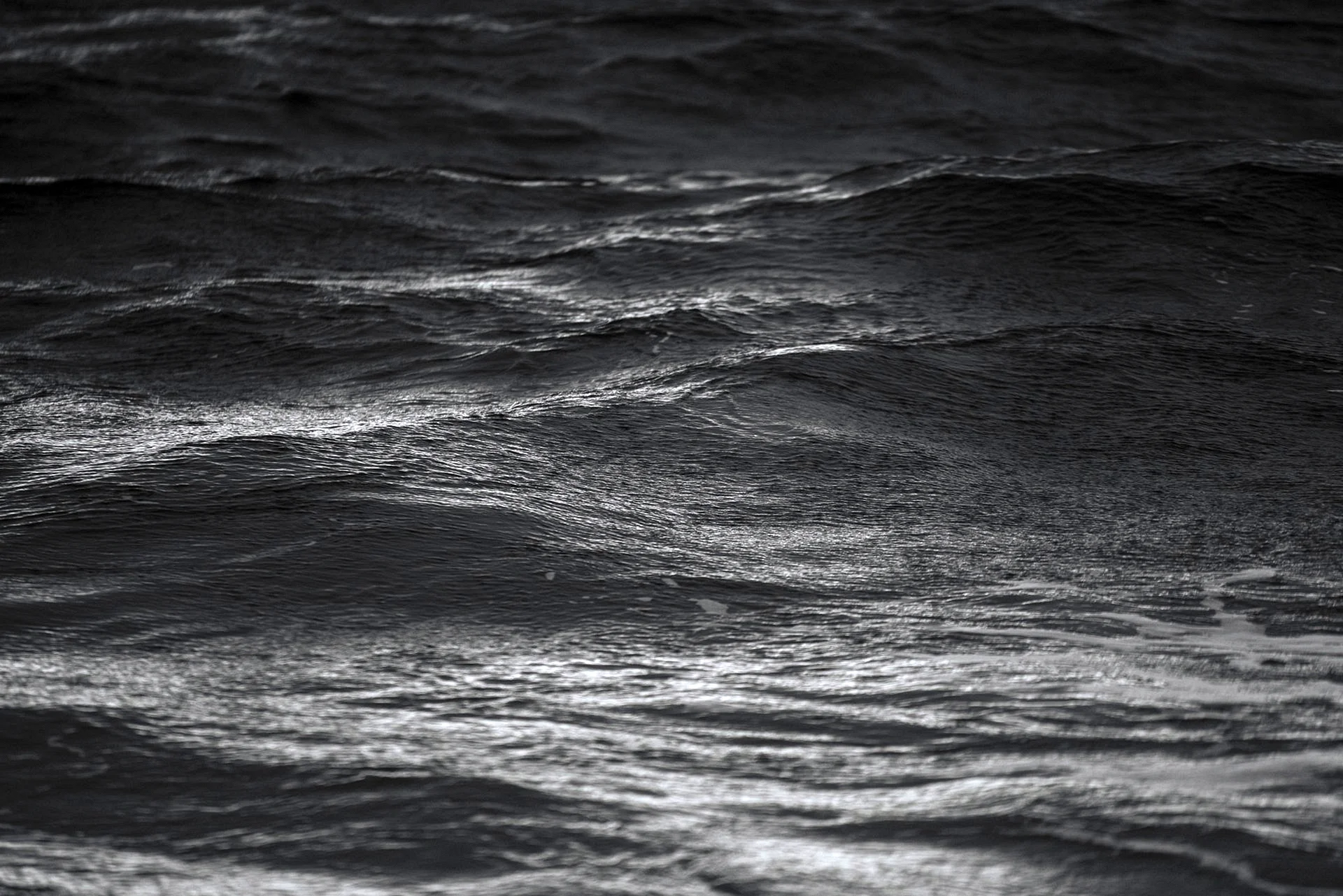 Black Water Sea Wallpaper
