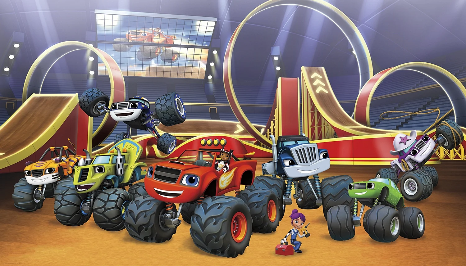 Blaze And The Monster Machines Wallpaper