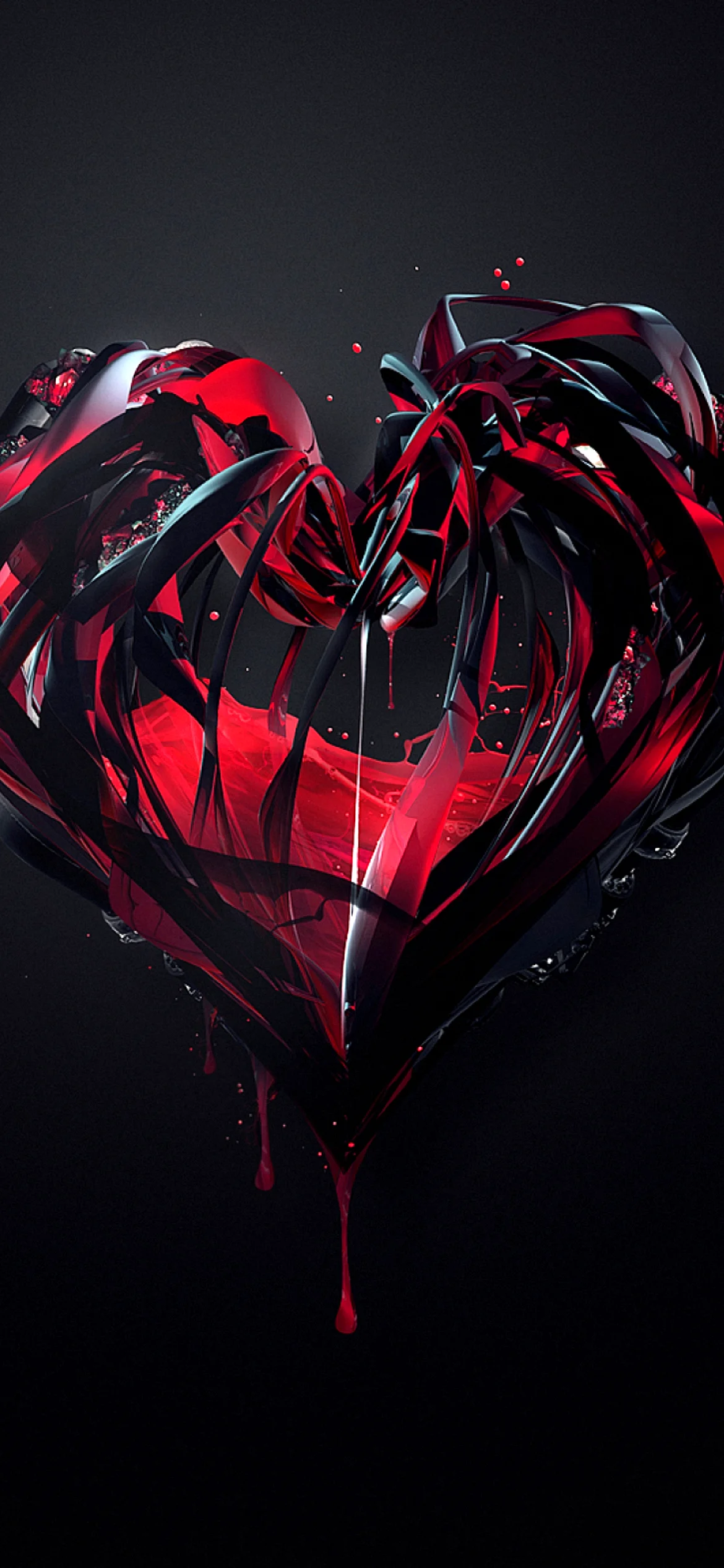 Bleeding Heart Wallpaper for iPhone 13 Pro