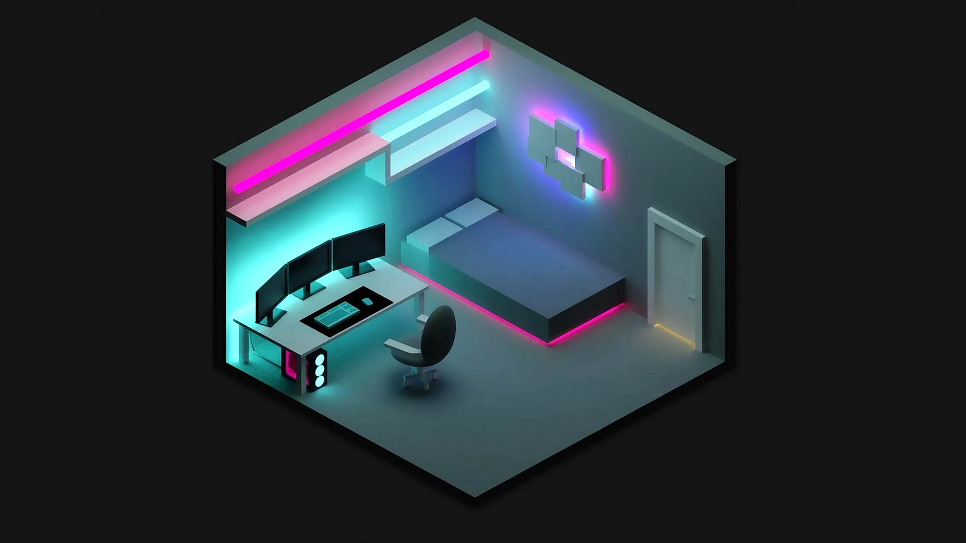 Blender Room Wallpaper