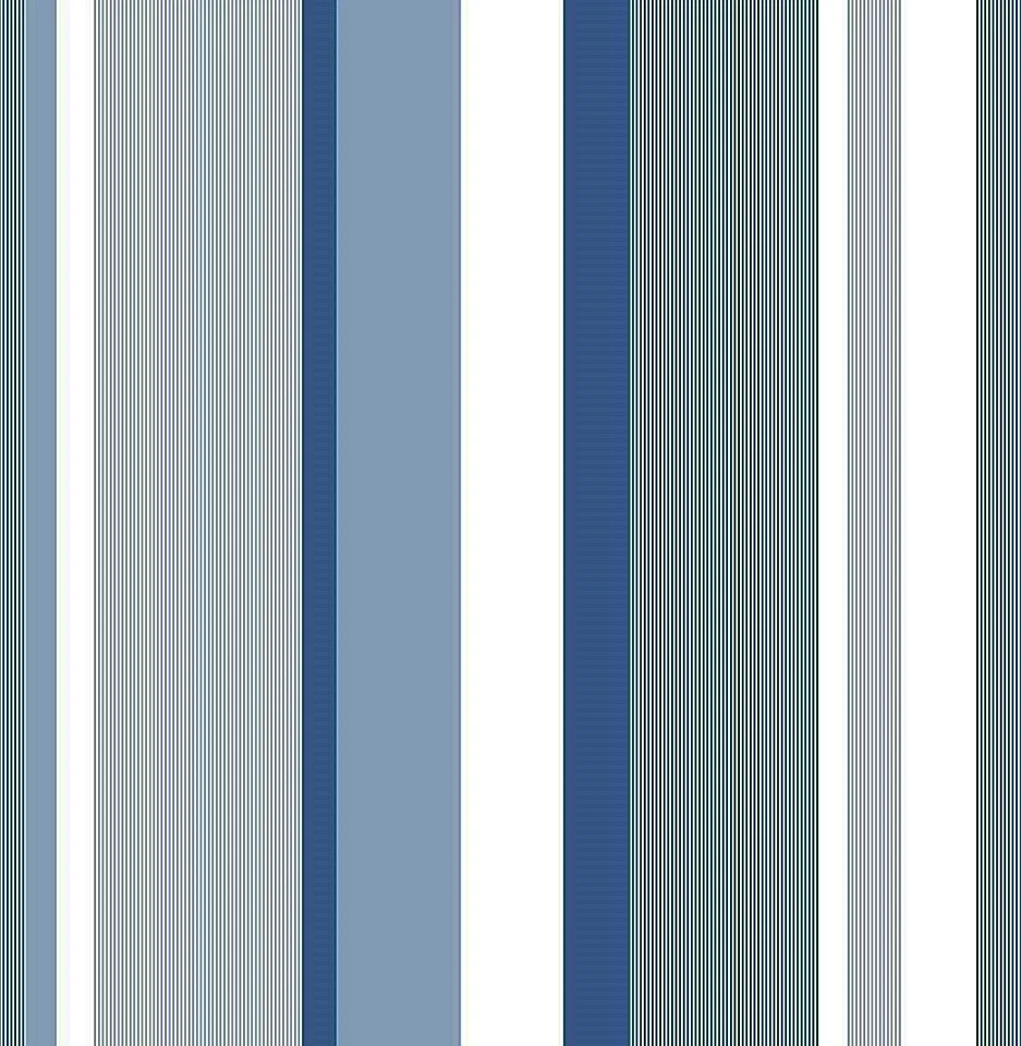 Blue And White Striped Coral Wallpaper