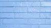 Blue Brick Wall Wallpaper
